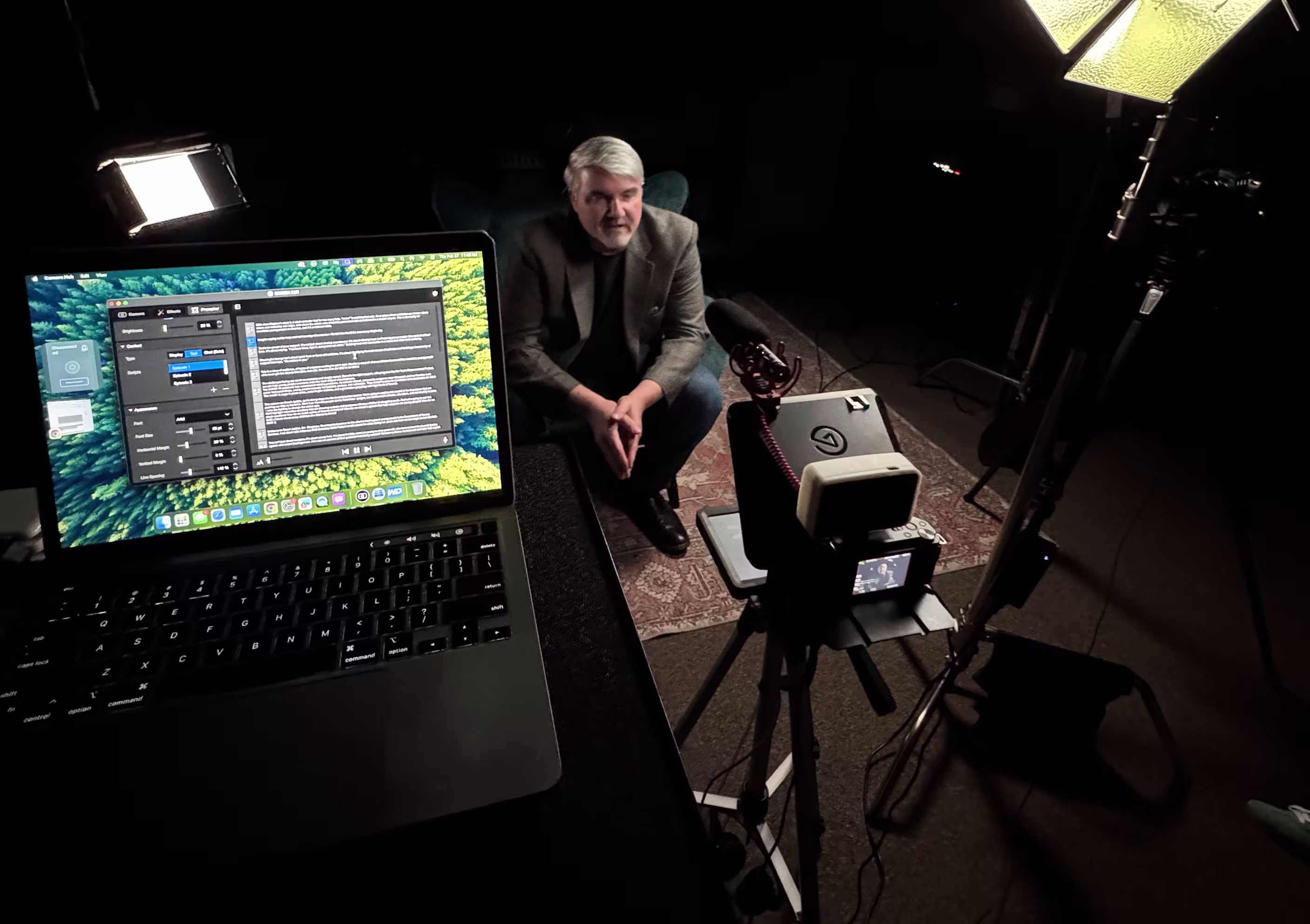Prompteur : parler face caméra sans avoir l'air de lire ! : photo 2